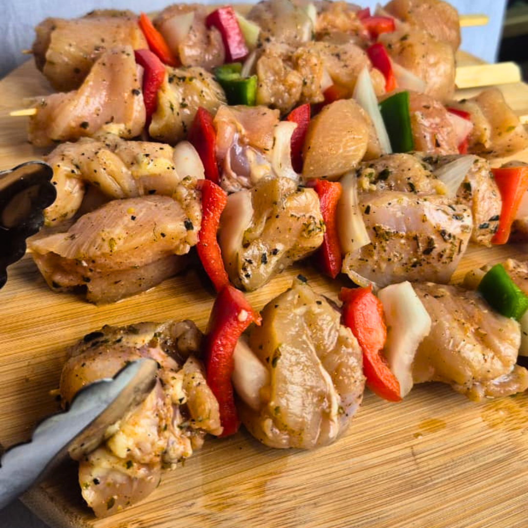 Anticuchos Pollo Tradicional 1 Kg (5 Brochetas)