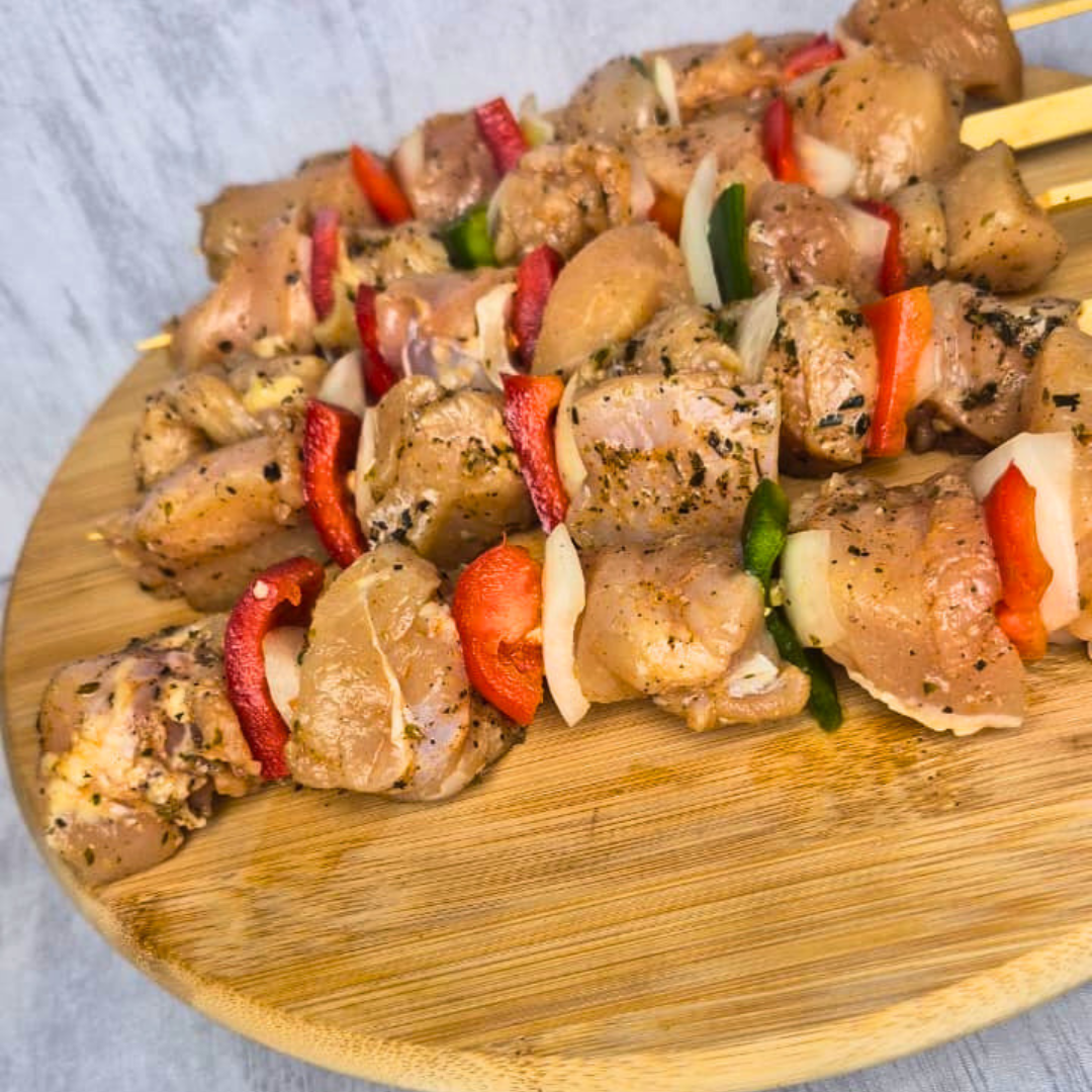Anticuchos Pollo Tradicional 1 Kg (5 Brochetas)