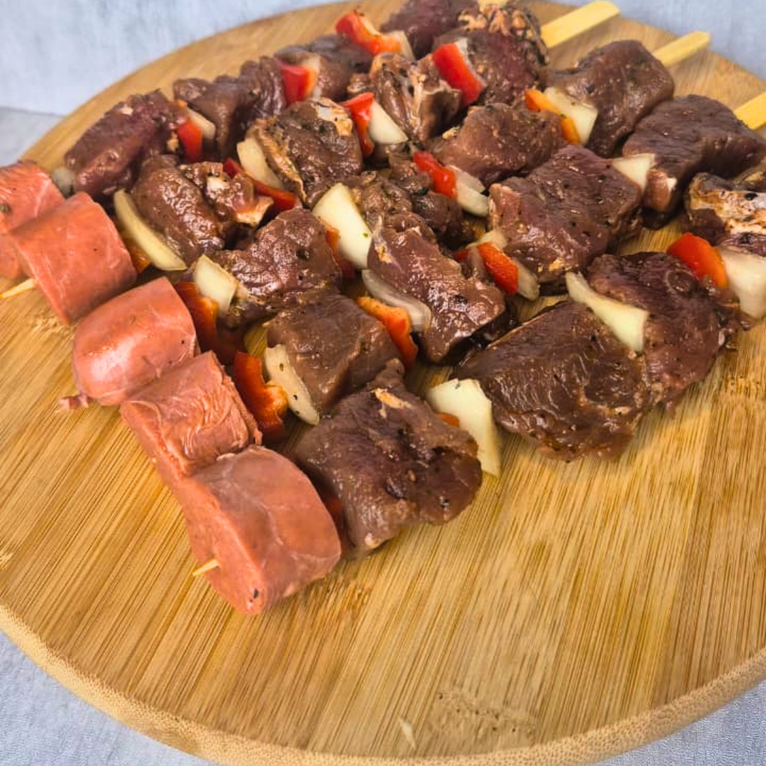 Anticuchos de Vacuno Tradicional (5 Brochetas)
