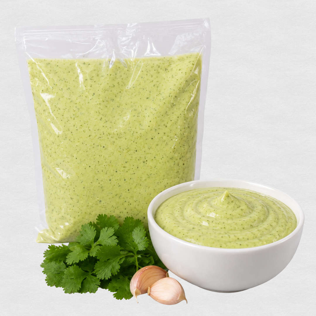 Salsa Mayo Ajo/Cilantro Bolsa 2.5kg - Refrigerado