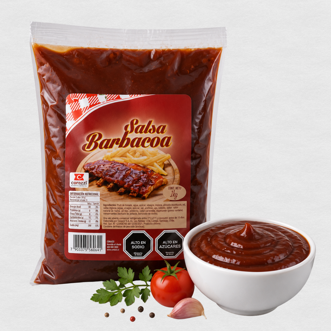 Salsa BBQ Bolsa 1kg