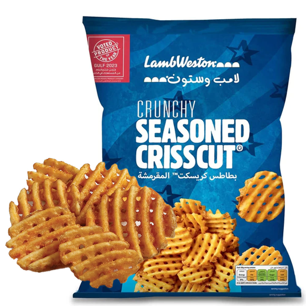 Papas Fritas Congeladas Waffle Rejilla 2 kg
