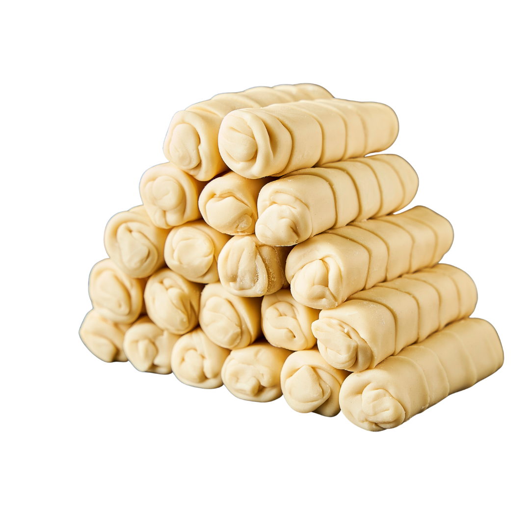 Mini Tequeños de Queso Bandeja 50 Unidades (5 cm) palitos de queso para fiesta.