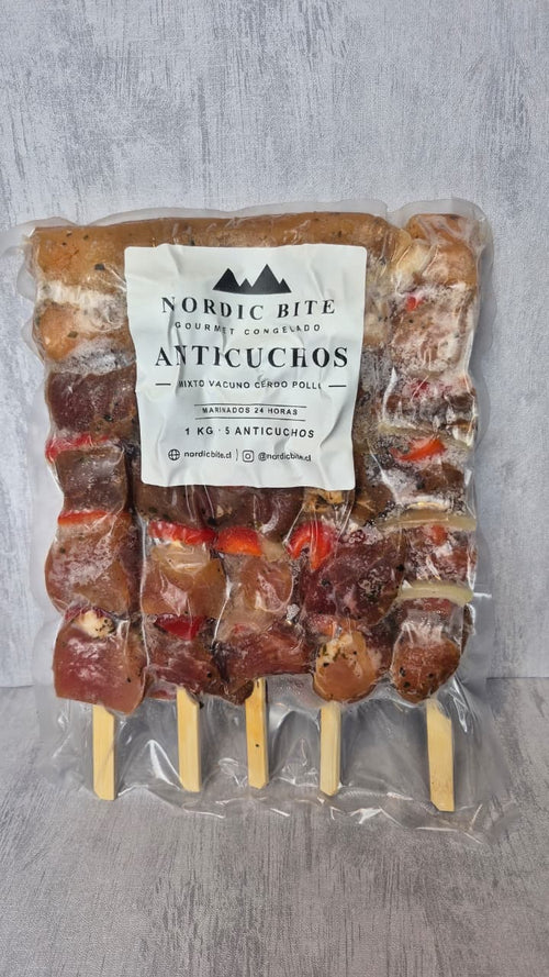 Anticuchos de Cerdo 1 Kg (5 Brochetas)